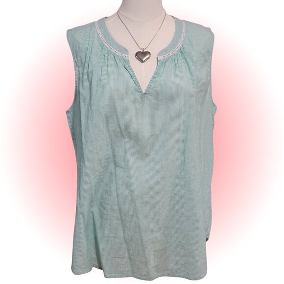 COMFY WOMEN'S COTTON TANK TOP BLOUSE XL - Picture 1 of 5